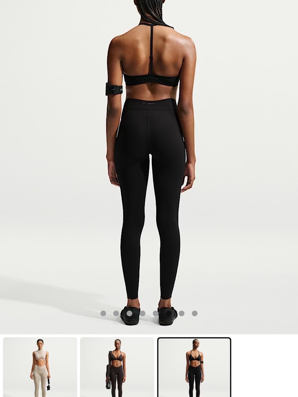 SKIMS NikeSKIMS STUDIO STRETCH DIPPED 29" LEGGING Sz Medium *NWT* - Picture 5 of 8